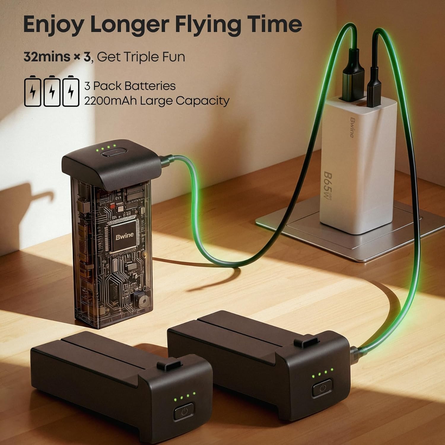 Bwine F7MINI 4K Video 8K Photo Drones with Camera for Adults, 3-Axis Gimbal EIS, 96Mins, 249g FAA-exempt, Over 6KM Transmission, AI GPS Smart Return, Follow, Waypoint, Orbit Fly, Better for Beginner - Image 4