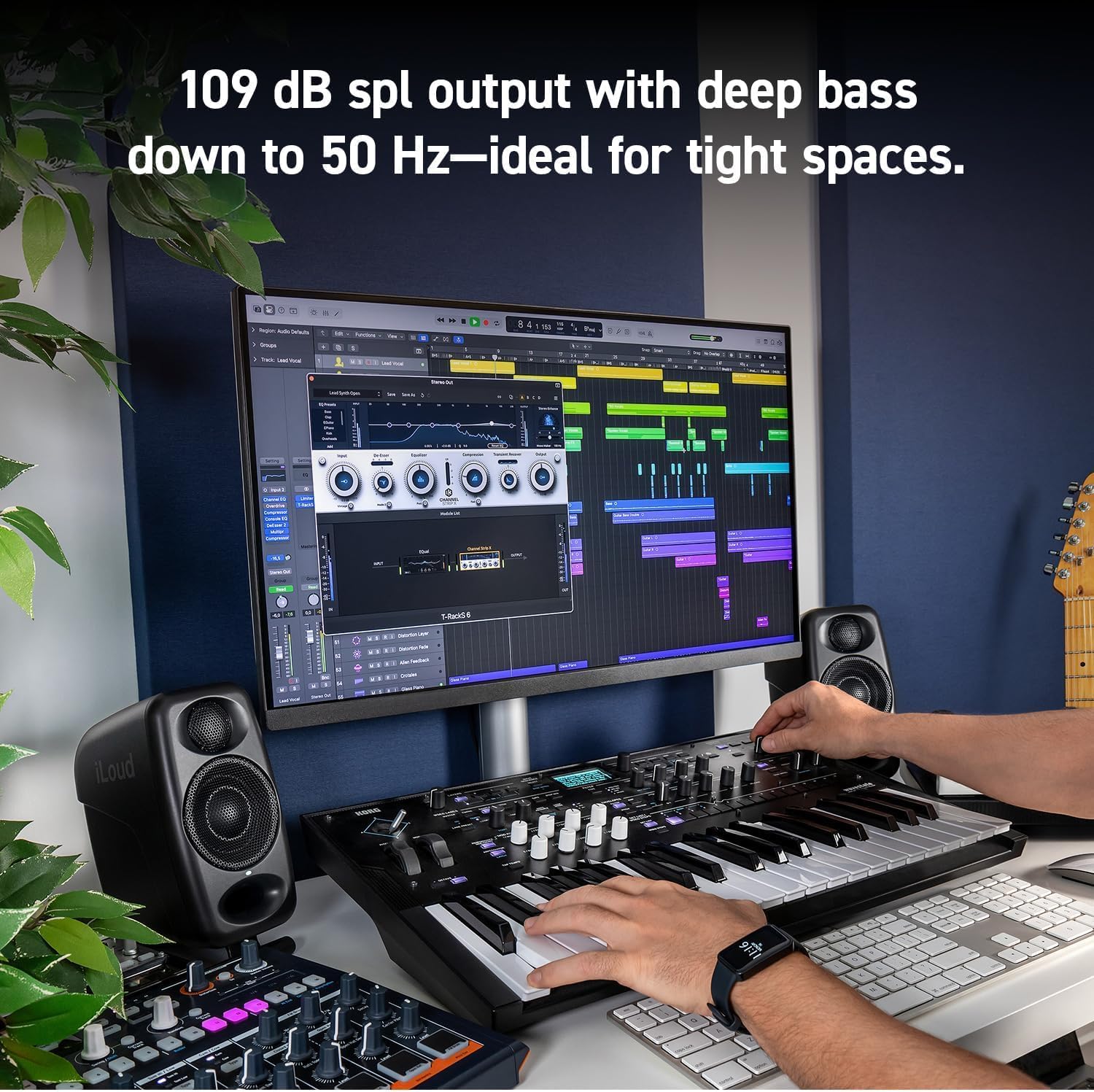 IK Multimedia iLoud MTM MKII (Pair Plus ARC mic) Compact Studio Monitor with Built-in ARC Room Correction, Speaker Emulation, 100W Power - Image 7