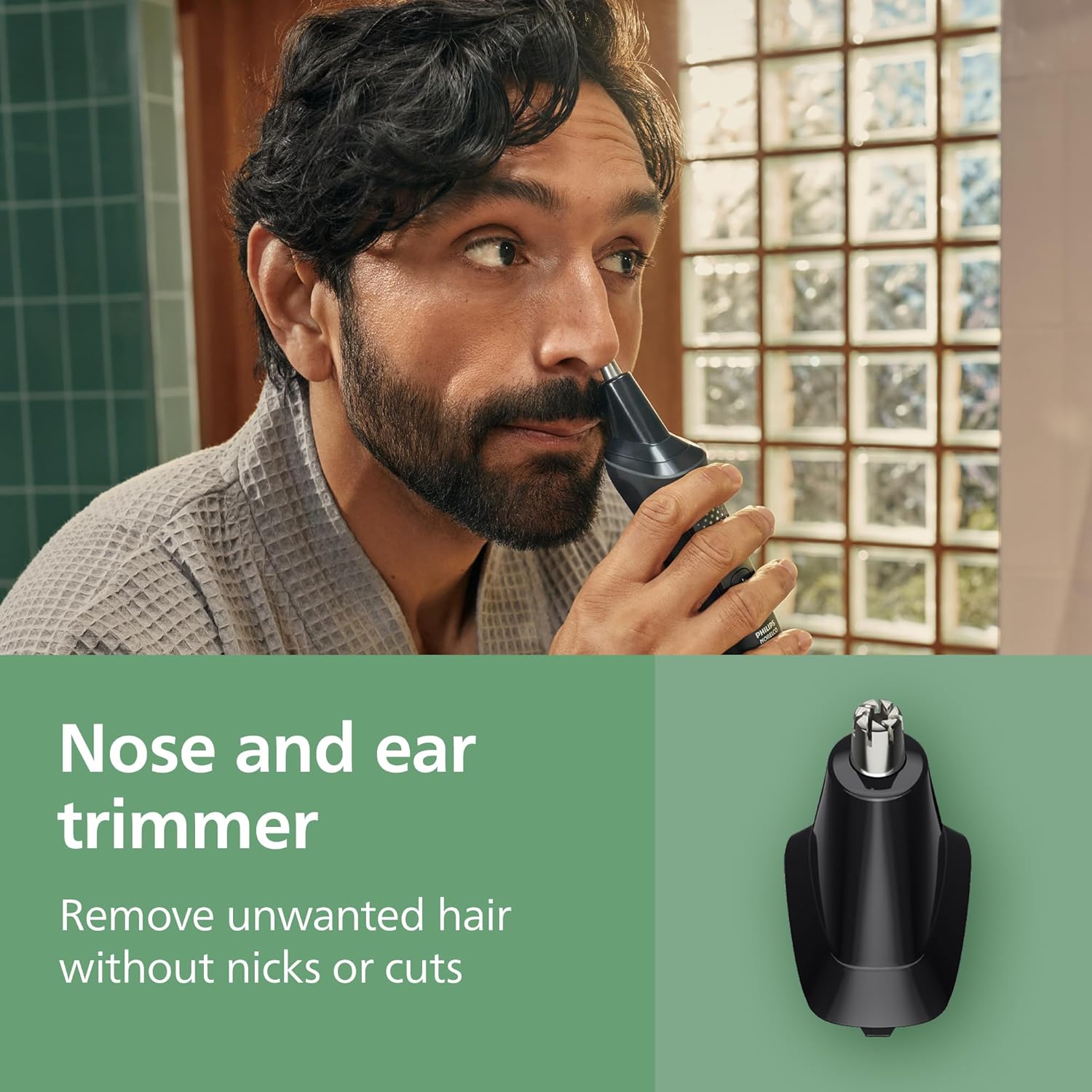 Philips Norelco All-in-One 3000 Series 13 in 1 Trimmer, Beard Styler & Men's Hair Clipper, 9 Length Settings & Self-Sharpening Skin-Friendly Blades, MG3919/50 - Image 4