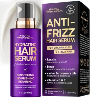 Hydrating Hair Serum for Dry &...