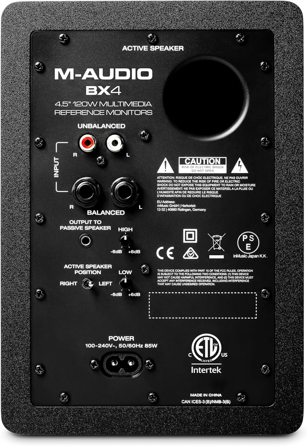 M-AUDIO BX4 Pair 4.5" Studio Monitors, HD PC Speakers for Recording and Multimedia with Music Production Software - Image 10
