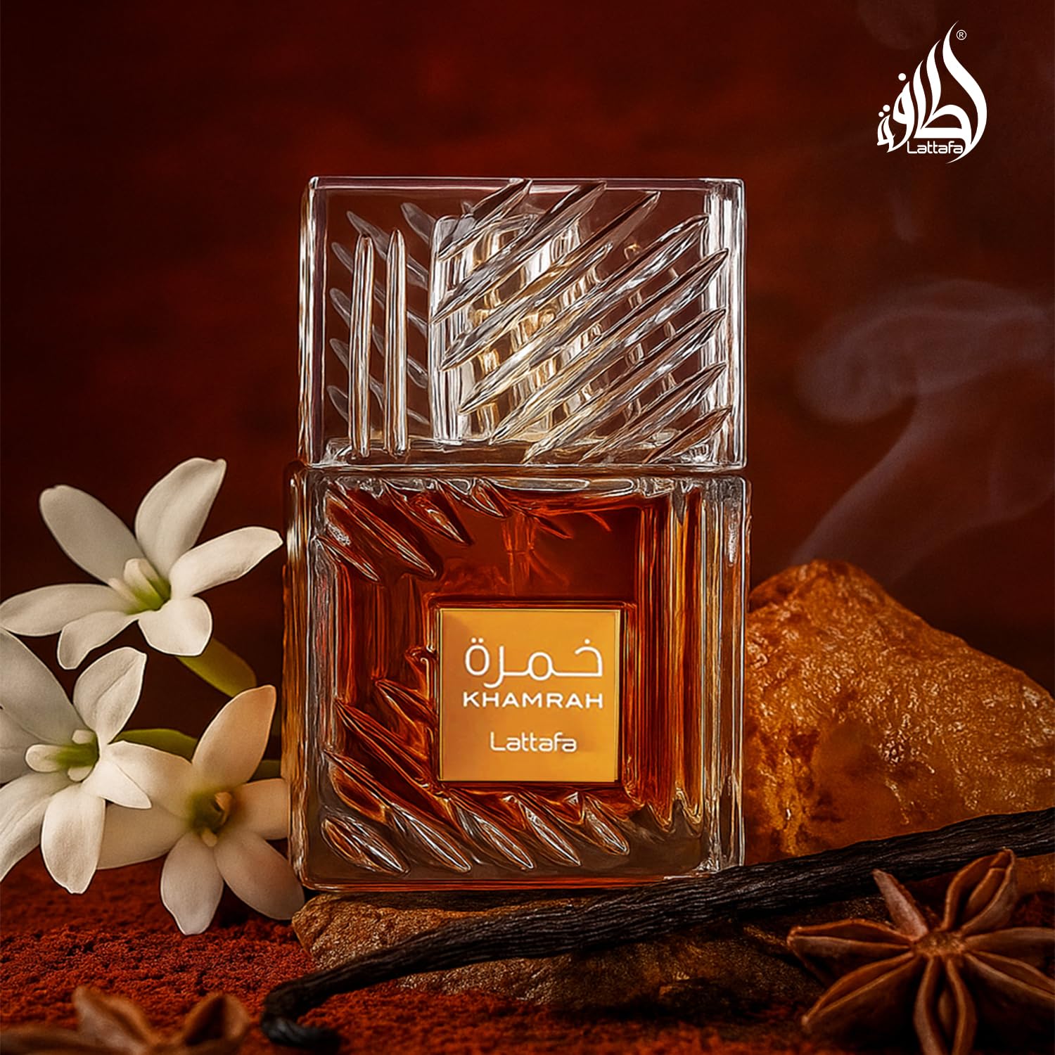 Lattafa Khamrah - Vanilla, Warm Spicy, Amber, Cinnamon - Eau de Parfum Long-Lasting Fragrance for Unisex, 3.40 Ounce / 100 ml - Image 6