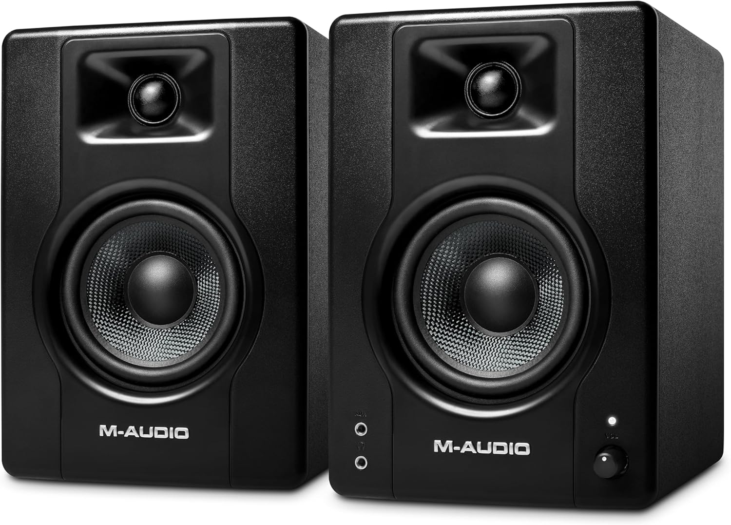 M-AUDIO BX4 Pair 4.5" Studio Monitors, HD PC Speakers for Recording and Multimedia with Music Production Software