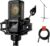 Lewitt RAY Large-Diaphragm Condenser Microphone with Distance Sensing Mute Bundle with Mic Stand with Fixed Boom XLR- XLR Cable