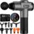 TOLOCO Massage Gun, Deep Tissue Back Massage for Athletes for Pain Relief, Percussion Massager with 10 Massages Heads & Silent Brushless Motor, Valentines Day Gifts for Him Her, Carbon