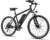 Jasion EB5 Electric Bike for Adults with Peak 1000W Brushless Motor, 40Miles 20MPH Commuting Electric Mountain Bike with 360Wh Removable Battery, 7-Speed, 26″ Tires and Front Fork Suspension