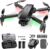Drone with Camera for Adults 4K, Brushless Motor Drones for Kids Beginners, 60 Mins Flight, 130° Lens, FPV Foldable RC Quadcopter, Gesture Photography, Toys Gifts for Teen Boys Girls, Black