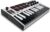 Akai Professional MPK Mini MK3 25 Key USB MIDI Keyboard Controller With 8 Backlit Drum Pads, 8 Knobs, Music Production Software and Native Instruments Sound Package (NKS Integration), White