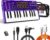 Synido 25 Key USB MIDI Keyboard Controller with Drum Pads, Professional Mini Midi Keyboard with OLED Screen, Beat Maker Machine for Music Production, Purple, TempoKEY K25