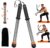 Cordless Battle Ropes for Home Gym, 3-Level Adjustable Weighted Ropeless Rope for HIIT & Cardio, Low-Impact Strength Training Gear with Non-Slip Grip, Portable Exercise Equipment for Apartment Travel