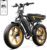 TST Electric Bike for Adults 1500W Peak 20″ Fat Tire All-Terrain E-Bike 60/130 Miles 28 MPH Electric Dirt Bike – 48V 15/30 AH Battery Tested to UL 2849 Powered Electric Bicycle