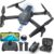 Drone with 1080P Camera for Beginners and Adults, Foldable Remote Control Quadcopter with Voice Control, Gestures Selfie, Altitude Hold, One Key Start, 3D Flips, 2 Batteries, Toy for Beginners