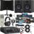 PreSonus AudioBox 96 USB Interface Recording Bundle with Eris 3.5 Studio Monitors, Condenser Microphone, Isolation Shield, HAS-10 Headphones, Stands, Cables and Studio One Software