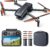 Bwine F7MINI 4K(RC3) Drones with Camera for Adults, 8K Photo 4K Video, RC with 1080P Screen, 20000ft Transmission, 64min Flight, 3-Axis Gimbal, 249g FAA-Exempt, GPS Track, Auto Return, Beginner Mode